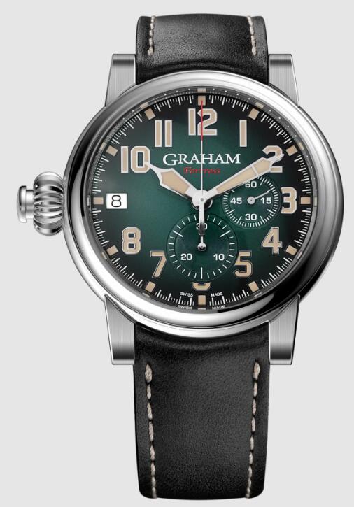 Luxury Graham FORTRESS GREEN 2FOAS.G05A Replica Watch